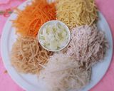 Hình bước làm 2 của món BÌ cuốn chay