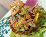 Foto del paso 6 de la receta: Ceviche de camarón en canasta de patacón