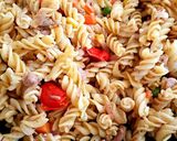 A picture of step 3 of Tuna Flakes Spirals (Spiral Pasta).