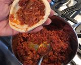 A picture of step 4 of Gorditas with Pressed Pork Cracklings.