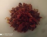 Foto del paso 5 de la receta Salmorejo con jamón y huevo