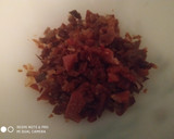 Foto del paso 5 de la receta: Salmorejo con jamón y huevo