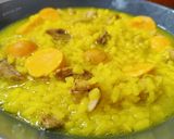 Foto del paso 5 de la receta: Sopa de arroz con yemas de gallina y osobuco