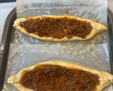 A picture of step 8 of Turkish Pide - Boat Pizza - so cool and kids will love it :).