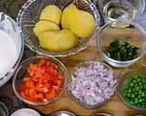 A picture of step 1 of Masala Dosa.