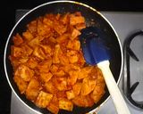 A picture of step 4 of Masala Idli.