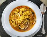 Foto del paso 7 de la receta: Cazuela de fideos con rape y almejas