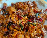 Foto langkah ke 2 dari resep Tempe kecap pedas manis gurih.