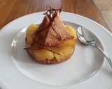 Une image de l'étape 3 de Dacquoise pistache à l'ananas épicé, espuma rhum-caramel.