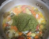 A picture of step 2 of Mint-Vegetable Rice.