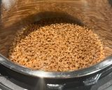 A picture of step 1 of Spelt summer salad and pomegranate molasses dressing.