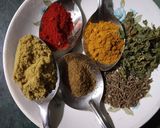 A picture of step 3 of ChhenaTarkary (Curry).