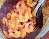 Gambar langkah 4 resipi Sambal Tumis Udang Goreng.