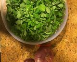A picture of step 1 of Fenugreek leaf sabzi (curry).
