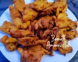 A picture of step 2 of Finger Fries and Onion Pakoras.