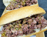Foto del paso 5 de la receta: Panecillo de carne picada con crema de queso con boletus y mostaza a la miel