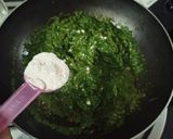 A picture of step 7 of Palak Paneer.