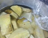 A picture of step 1 of Yam cake.
