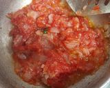 A picture of step 1 of Masala paneer sabzi.