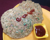 வெஜ் ஆம்லெட்/சைவ ஆம்லெட் ரெசிபி ஸ்டேப் 3 புகைப்படம்