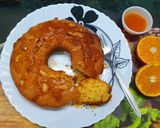 A picture of step 5 of Orange Cake with Marmalade Glaze.