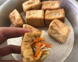 Foto langkah ke 4 dari resep Tahu Isi Sayuran.