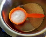 A picture of step 1 of Mango Sooji Cake.