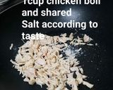 A picture of step 2 of Chicken and vegetables samosa ♥️.