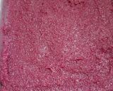A picture of step 4 of Beetroot rava kesari.