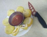 A picture of step 4 of Stuffed Tikki.