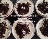 Foto del paso 14 de la receta: Postre frío e individual de chocolate con mermelada casera y chantilly
