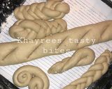 A picture of step 9 of Cinnamon rolls,palmier,and challah rustic dinner rolls.