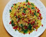 A picture of step 4 of Aloo Poha.