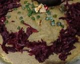 A picture of step 8 of Beetroot papaya vanilla tutty fruity nutty cake# thc# thc week 8.