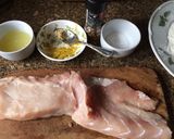 Foto del paso 1 de la receta: Salmón blanco con salsa de limón