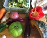 Foto del paso 1 de la receta: Guisito de verduras y arroz integral
