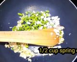 A picture of step 4 of Veg dry Manchurian.