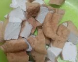Foto langkah ke 1 dari resep Oseng tahu kulit dan tauge.