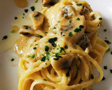 Foto del paso 4 de la receta: Espaguetis con Champiñones a la crema