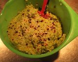 Foto del paso 1 de la receta: Bifes de garbanzos y berenjenas con Roque