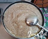 A picture of step 3 of Watercress Seeds Halwa.
