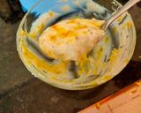 A picture of step 1 of Khus with Shrikhand shots.