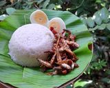 Foto langkah ke 3 dari resep Nasi lemak.