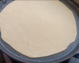 A picture of step 7 of Soft Chapati with new method.
