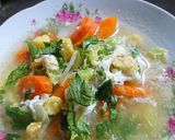 Foto langkah ke 8 dari resep Capcay asam urat (jagung muda, sawi putih, wortel).