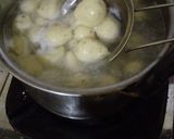 Foto langkah ke 2 dari resep Cilok maizena bumbu kacang.