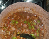 A picture of step 7 of Chilli beef.