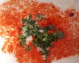 A picture of step 8 of Besan boondi raita.