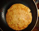 A picture of step 2 of Wainar flour (local pancake).