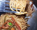 A picture of step 7 of Vegetable spaghetti.